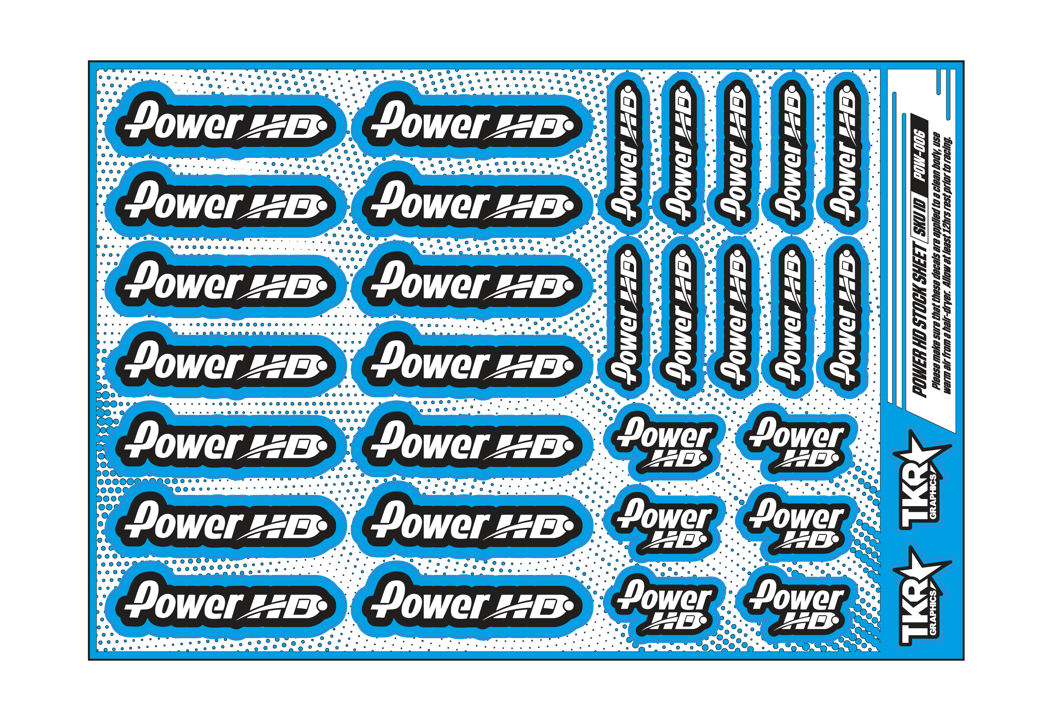 POWER HD A5 STOCK SHEET