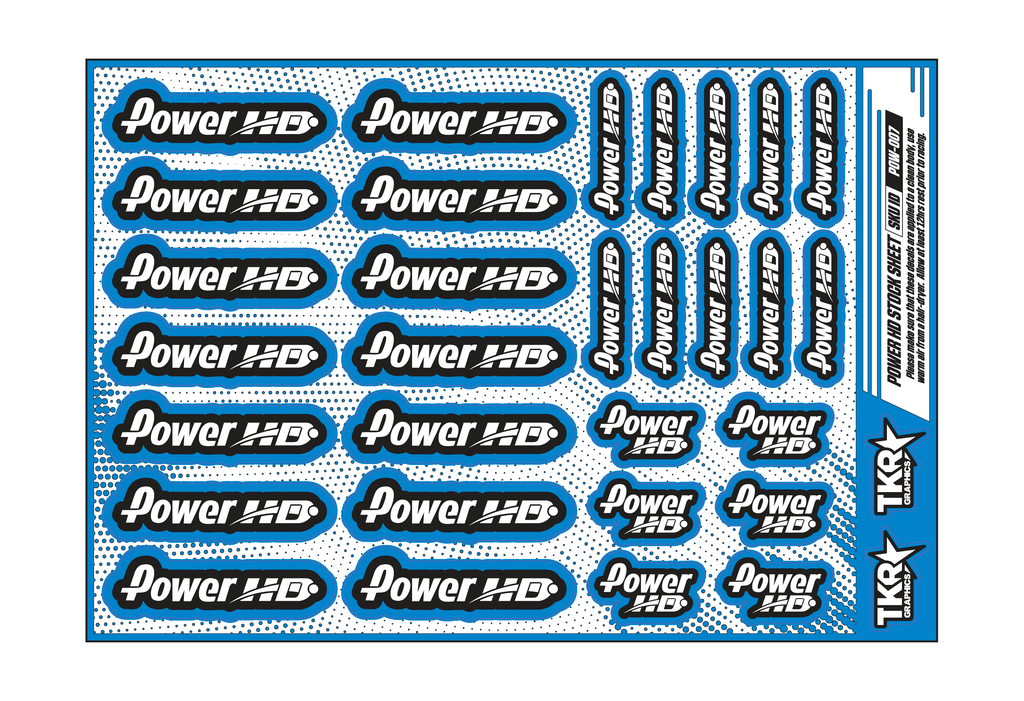 POWER HD A5 STOCK SHEET