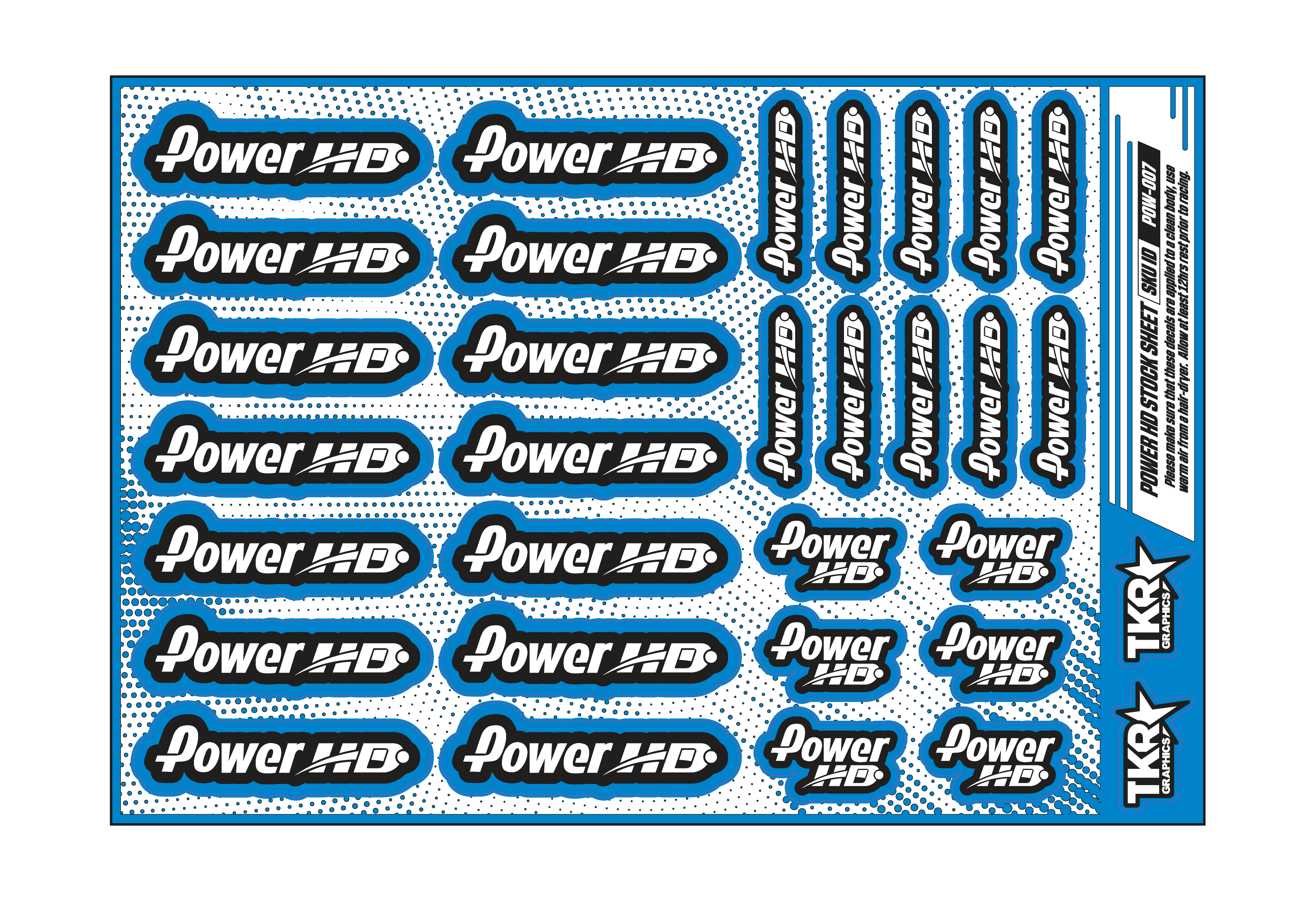 POWER HD A5 STOCK SHEET