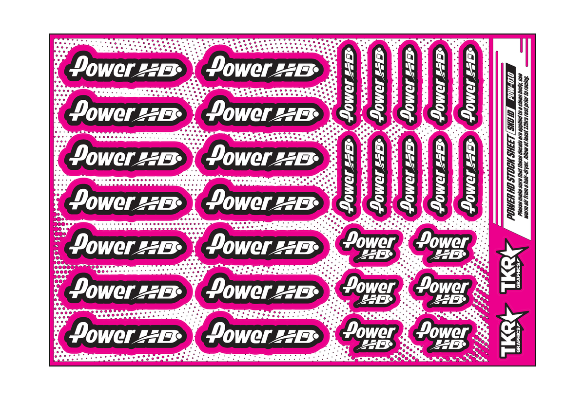 POWER HD A5 STOCK SHEET