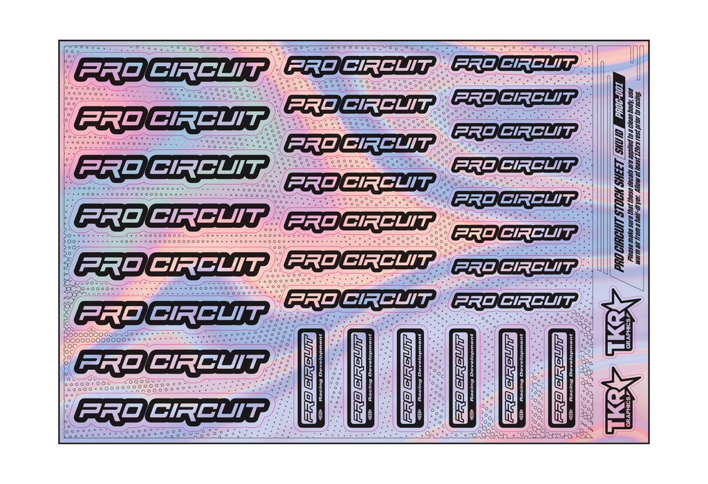 HOLOGRAPHIC PRO CIRCUIT A5 STOCK SHEET