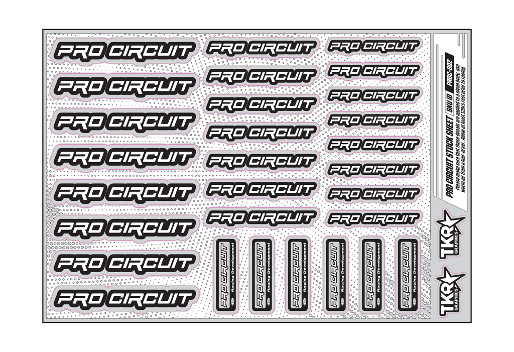 PRO CIRCUIT A5 STOCK SHEET