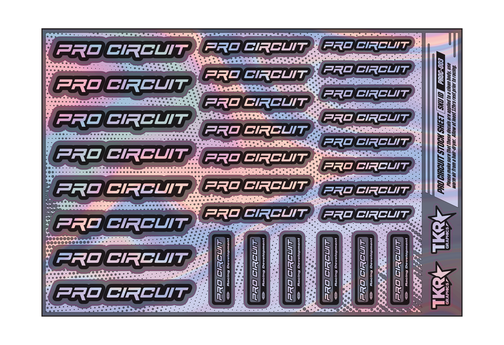 HOLOGRAPHIC PRO CIRCUIT A5 STOCK SHEET