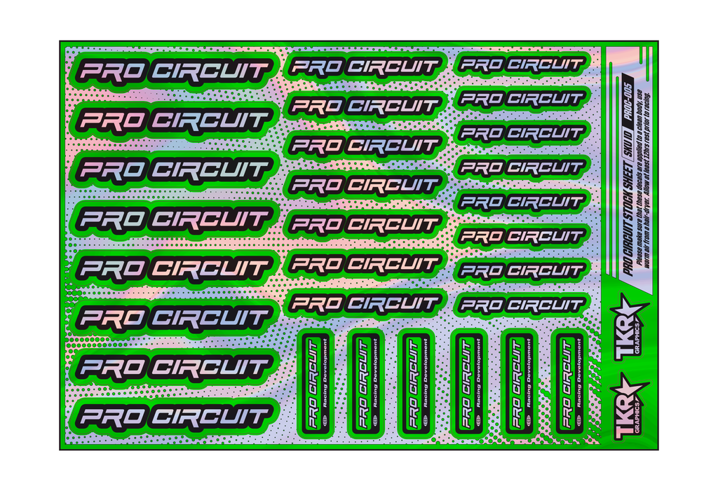 HOLOGRAPHIC PRO CIRCUIT A5 STOCK SHEET