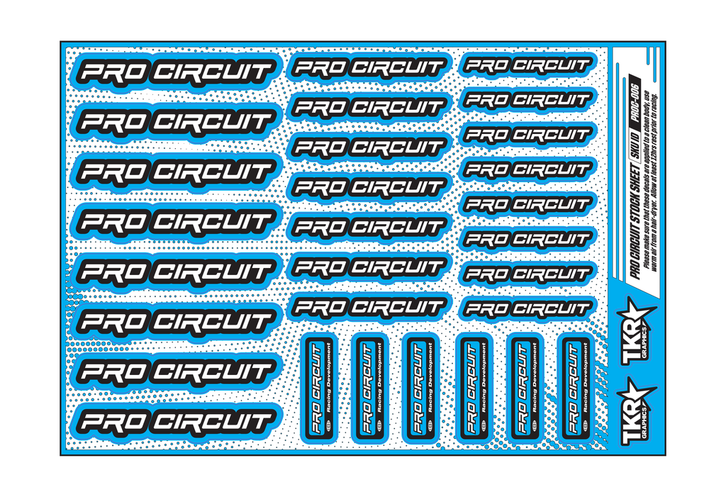 PRO CIRCUIT A5 STOCK SHEET