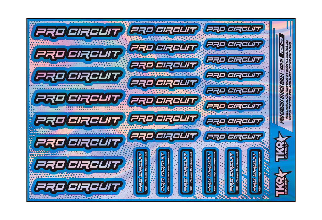 HOLOGRAPHIC PRO CIRCUIT A5 STOCK SHEET