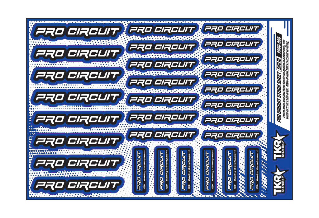 PRO CIRCUIT A5 STOCK SHEET
