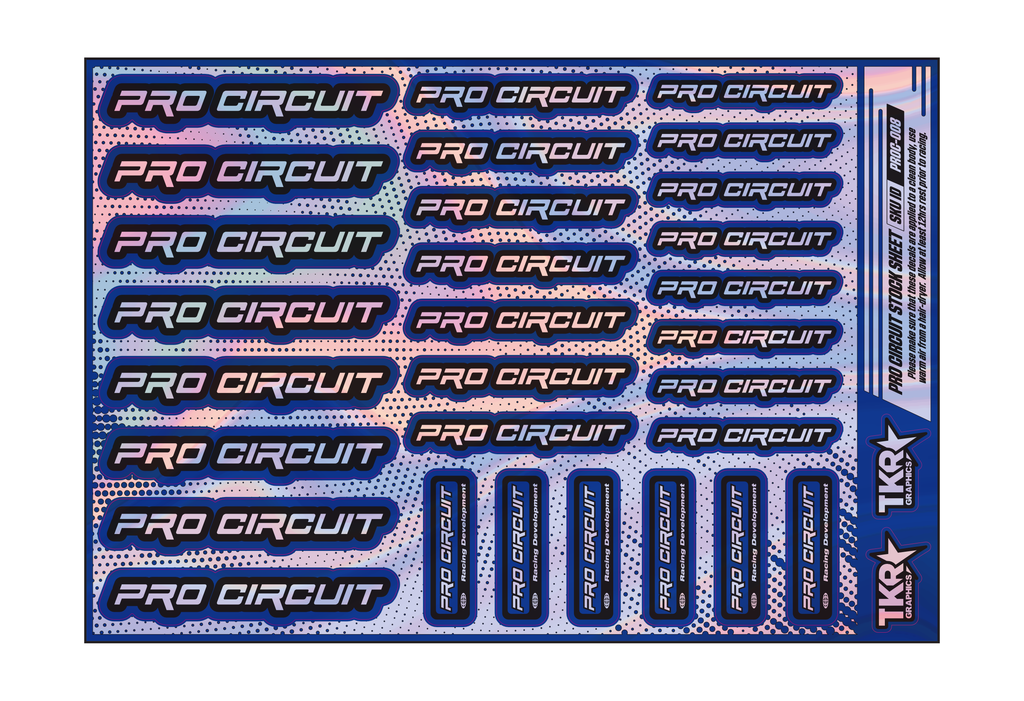 HOLOGRAPHIC PRO CIRCUIT A5 STOCK SHEET