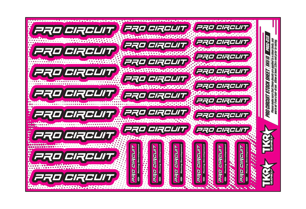 PRO CIRCUIT A5 STOCK SHEET