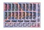 HOLOGRAPHIC RACING EXPERIENCE A5 STOCK SHEET