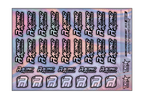 HOLOGRAPHIC RACING EXPERIENCE A5 STOCK SHEET