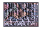 HOLOGRAPHIC RACING EXPERIENCE A5 STOCK SHEET