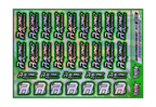 HOLOGRAPHIC RACING EXPERIENCE A5 STOCK SHEET