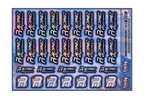 HOLOGRAPHIC RACING EXPERIENCE A5 STOCK SHEET