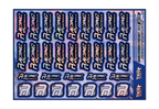 HOLOGRAPHIC RACING EXPERIENCE A5 STOCK SHEET