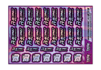 HOLOGRAPHIC RACING EXPERIENCE A5 STOCK SHEET