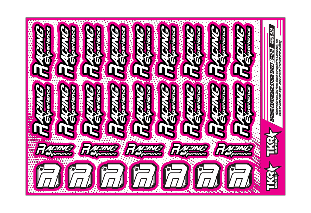RACING EXPERIENCE A5 STOCK SHEET