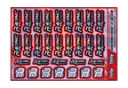 HOLOGRAPHIC RACING EXPERIENCE A5 STOCK SHEET