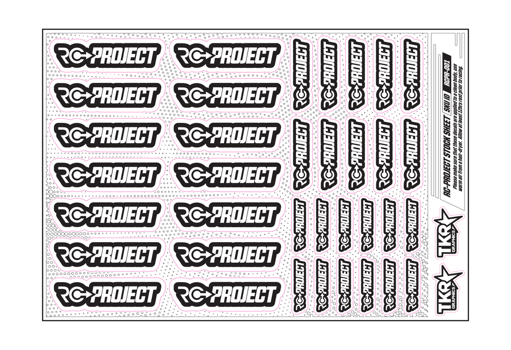 RC-PROJECT A5 STOCK SHEET