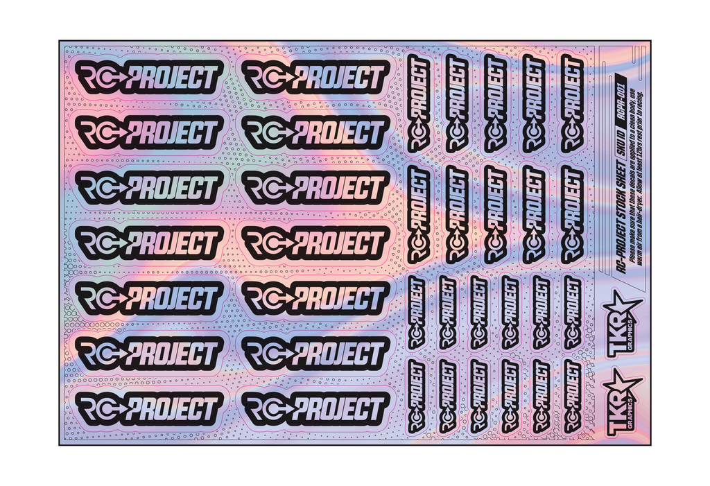 HOLOGRAPHIC RC-PROJECT A5 STOCK SHEET