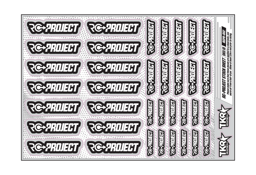 RC-PROJECT A5 STOCK SHEET
