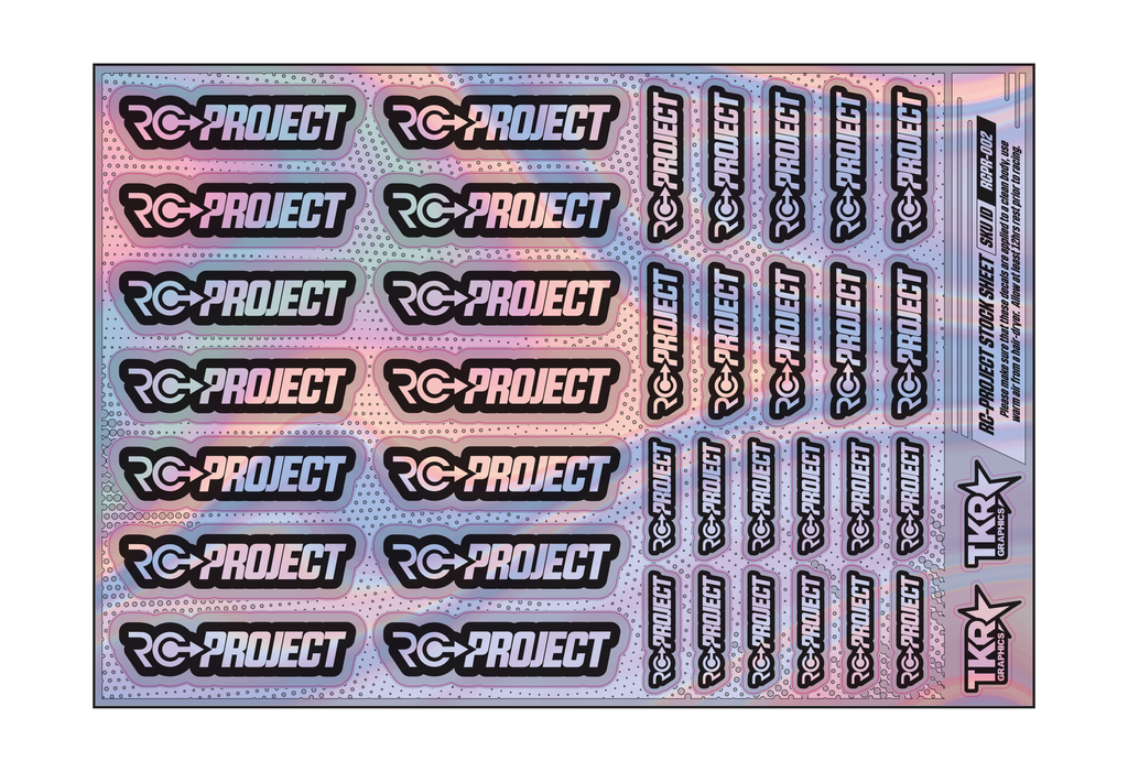 HOLOGRAPHIC RC-PROJECT A5 STOCK SHEET