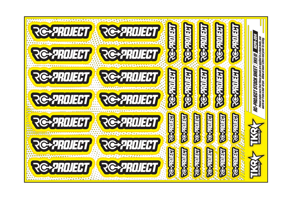 RC-PROJECT A5 STOCK SHEET