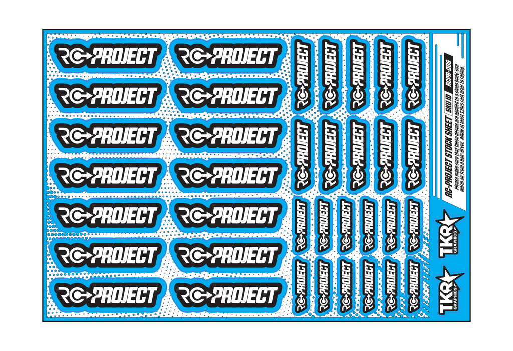 RC-PROJECT A5 STOCK SHEET