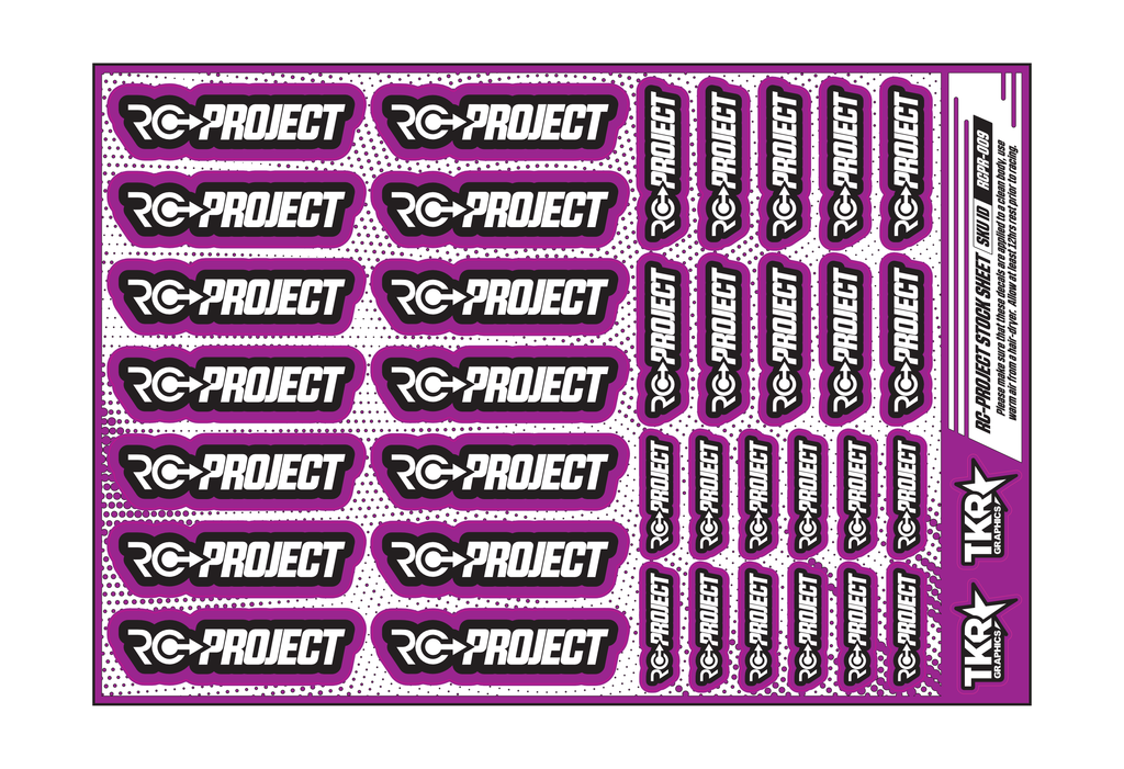 RC-PROJECT A5 STOCK SHEET