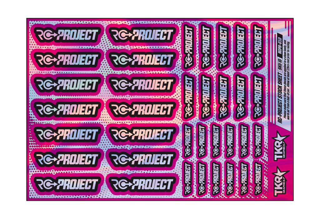 HOLOGRAPHIC RC-PROJECT A5 STOCK SHEET