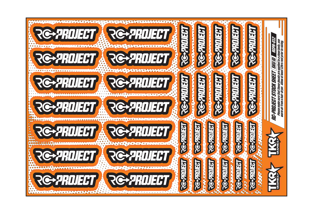 RC-PROJECT A5 STOCK SHEET