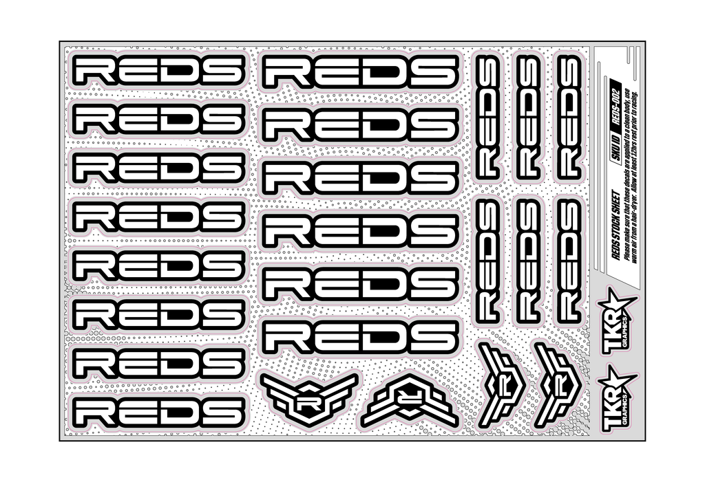 REDS A5 STOCK SHEET