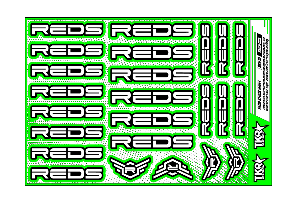 REDS A5 STOCK SHEET