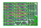 HOLOGRAPHIC REDS A5 STOCK SHEET