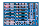 HOLOGRAPHIC REDS A5 STOCK SHEET