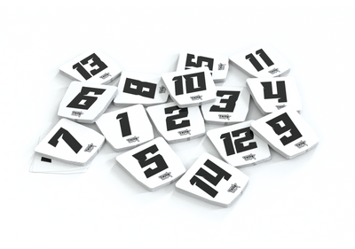 RACE NUMBERS 1-15