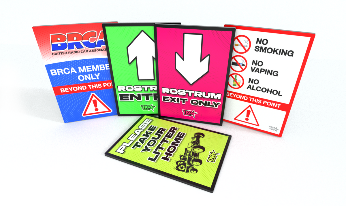 Sign Track Sign TRACK SIGNS – TKR Graphics Ltd