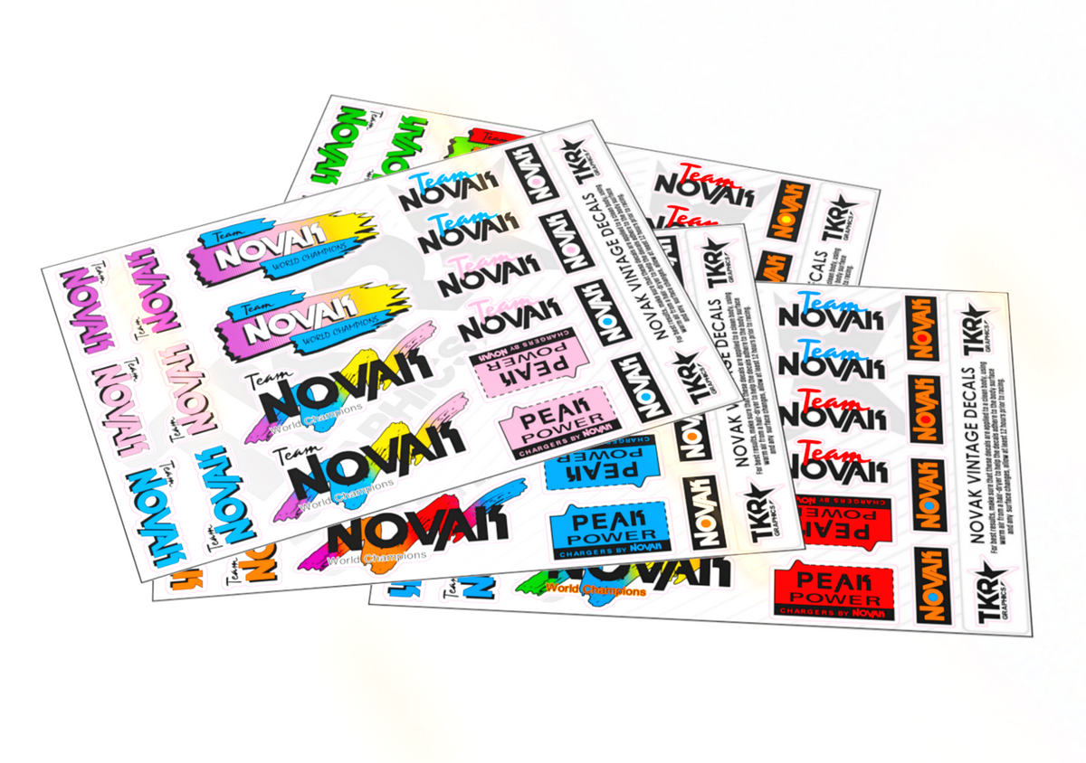 NOVAK VINTAGE A5 DECAL SHEET – TKR Graphics Ltd