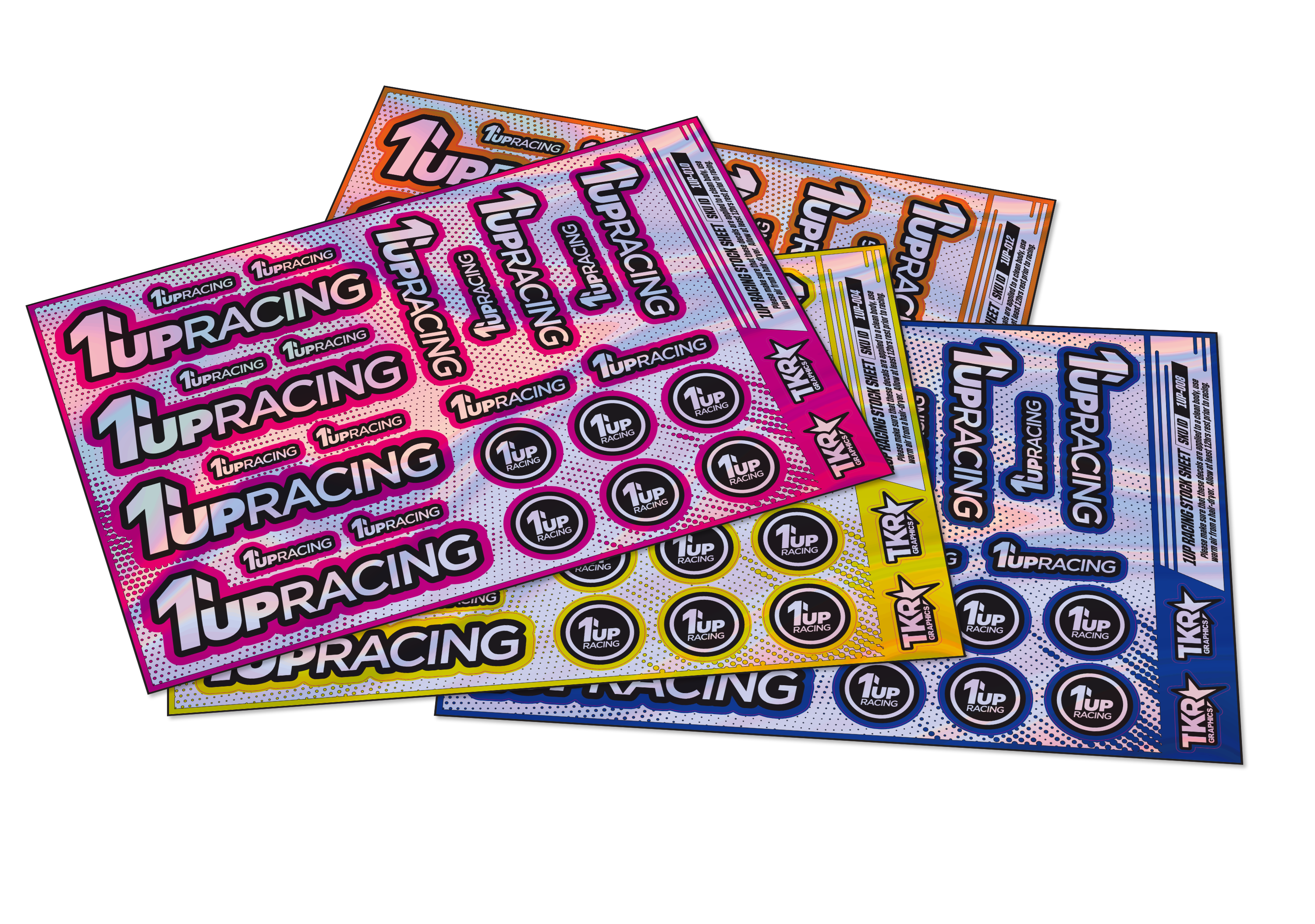 HOLOGRAPHIC 1UP RACING A5 STOCK SHEET