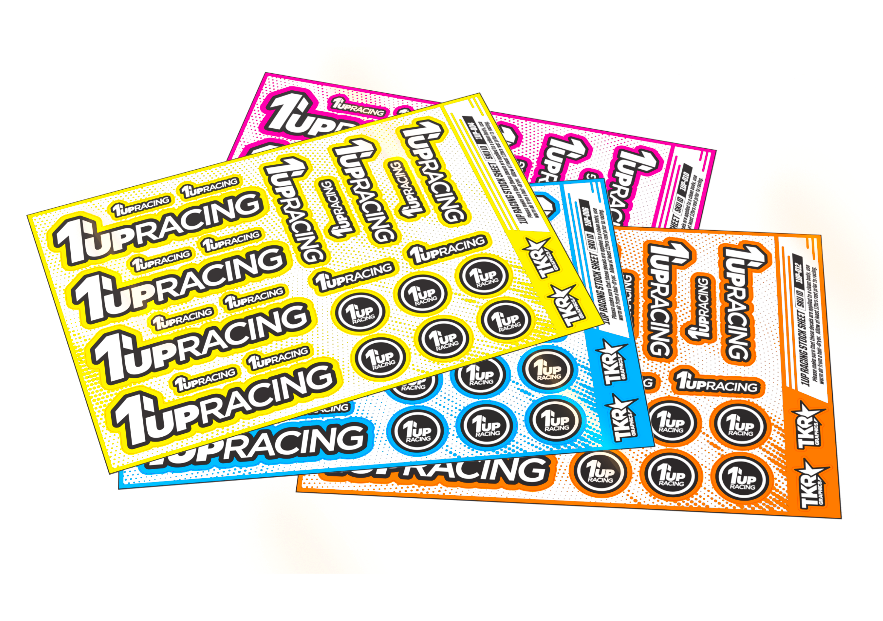 1UP RACING A5 STOCK SHEET