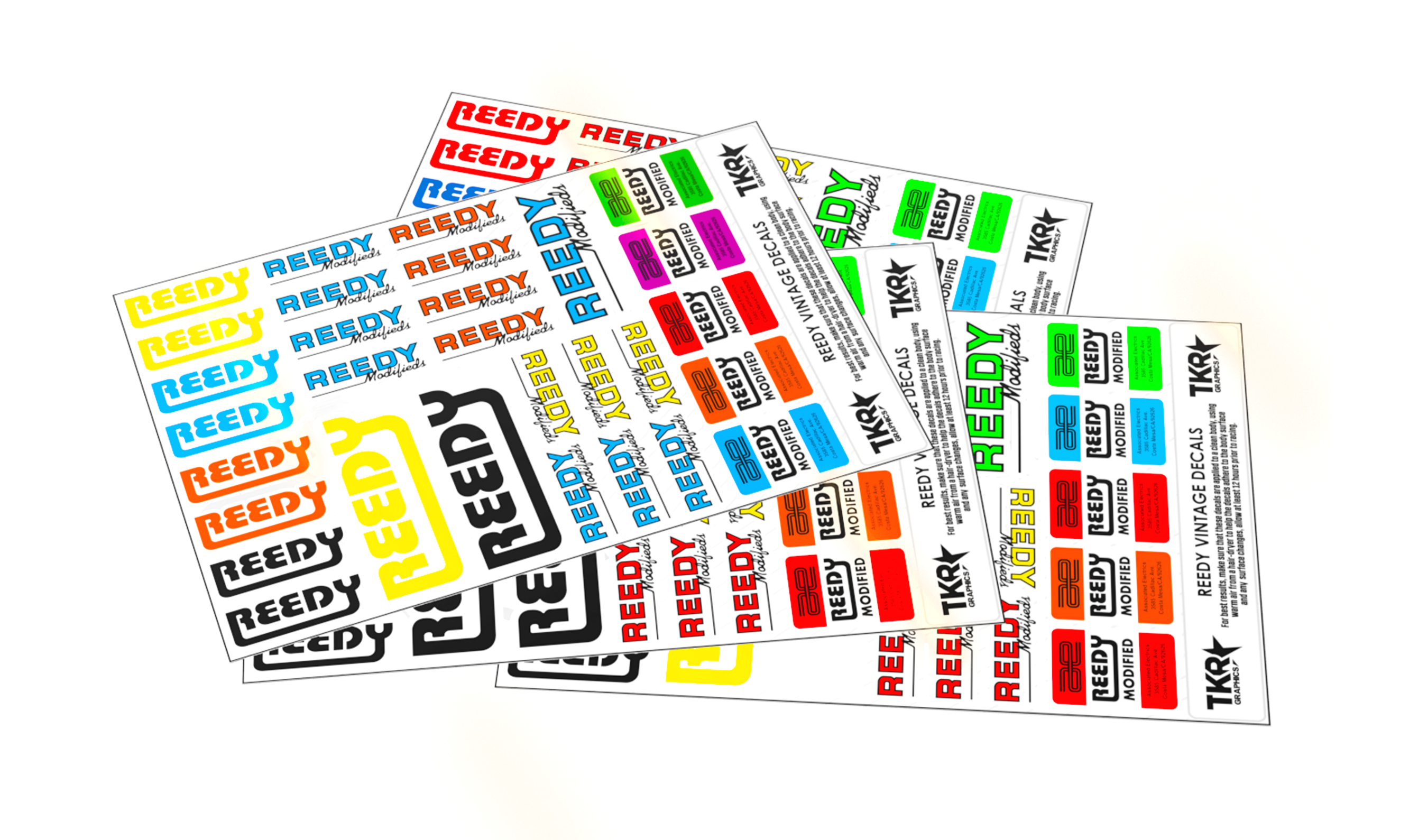 REEDY VINTAGE A5 DECAL SHEET