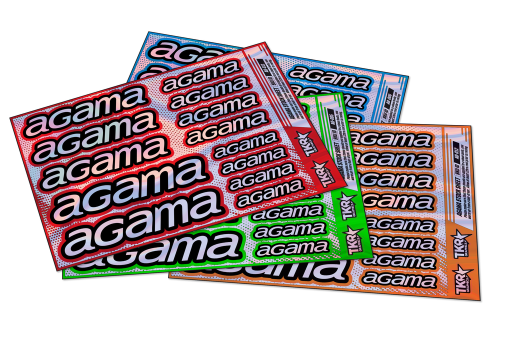 HOLOGRAPHIC AGAMA A5 STOCK SHEET
