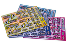 HOLOGRAPHIC ALPHA PLUS ENGINES A5 STOCK SHEET