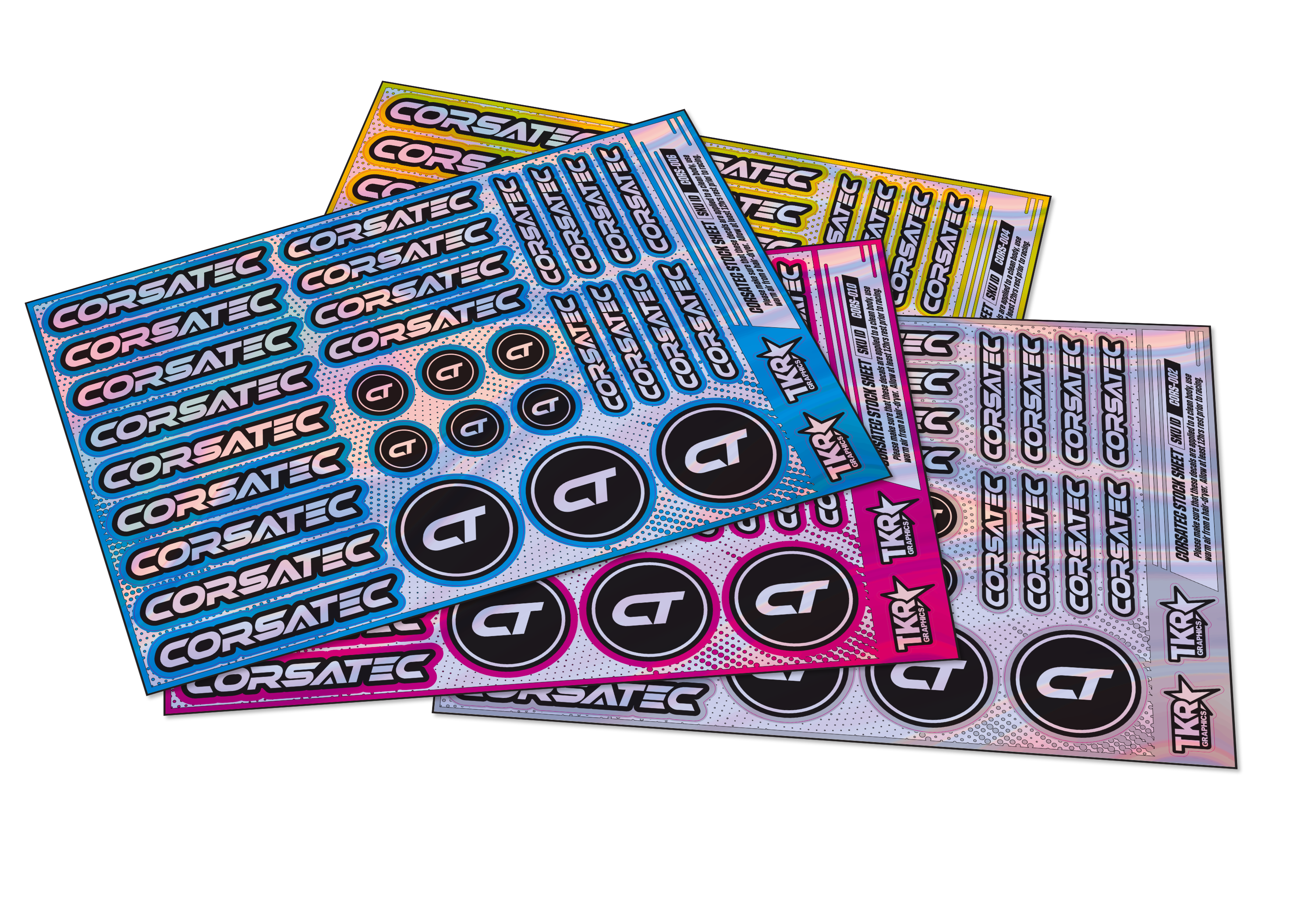 HOLOGRAPHIC CORSATEC A5 STOCK SHEET