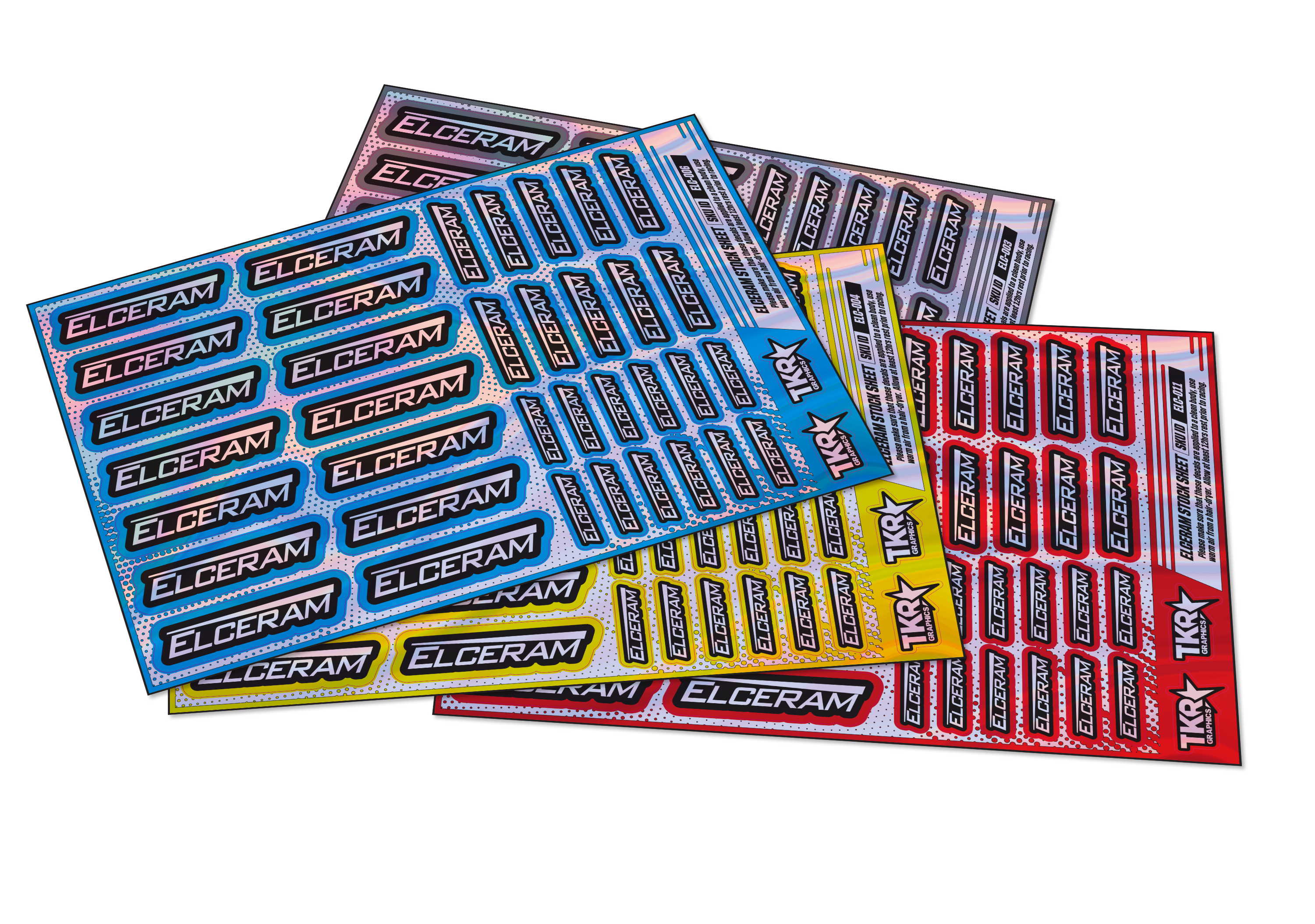 HOLOGRAPHIC ELCERAM A5 STOCK SHEET