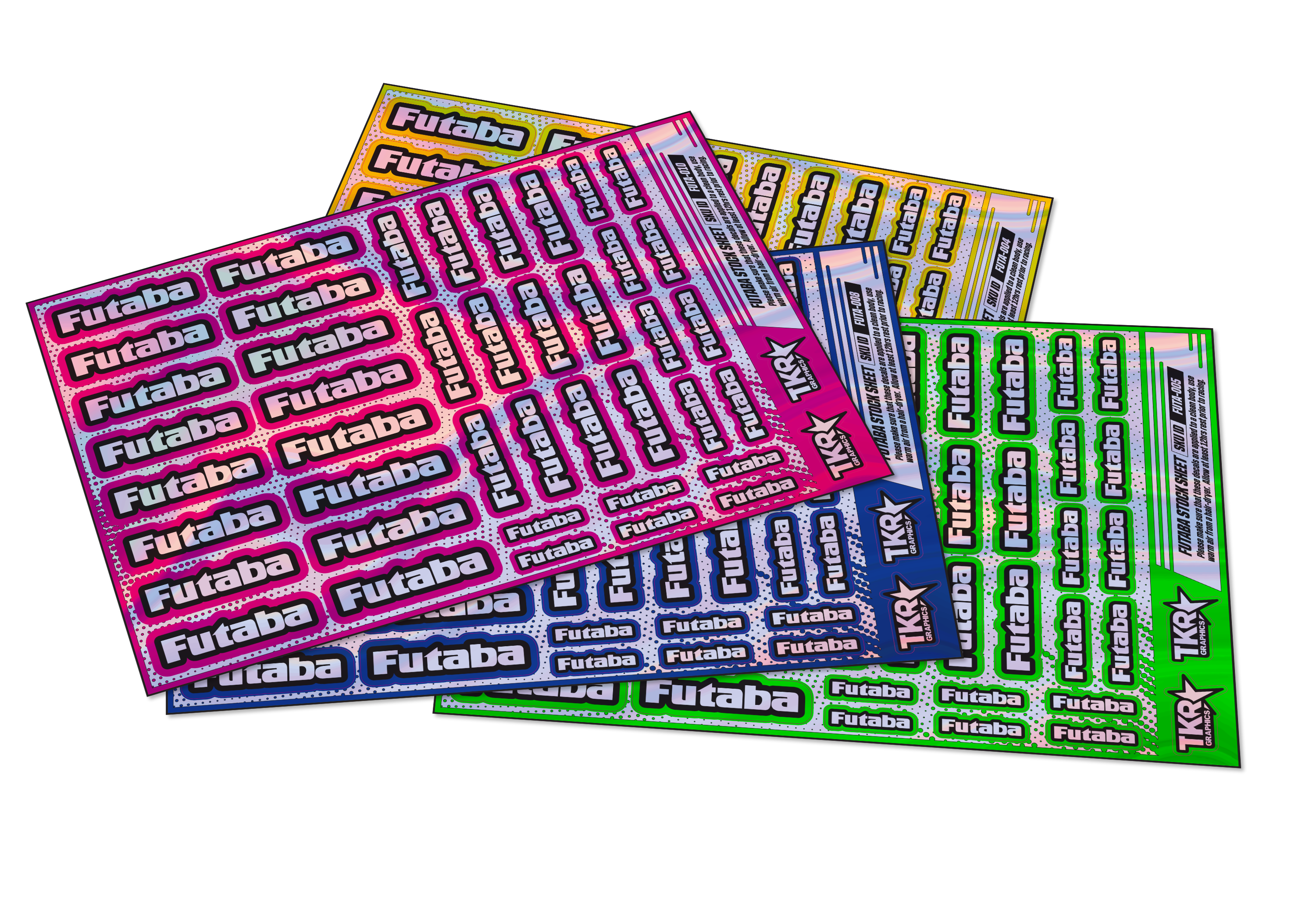 HOLOGRAPHIC FUTABA A5 STOCK SHEET
