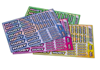 HOLOGRAPHIC HUDY A5 STOCK SHEET
