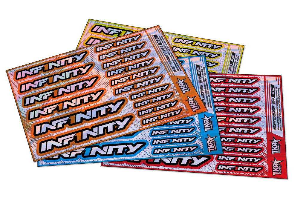HOLOGRAPHIC INFINITY A5 STOCK SHEET