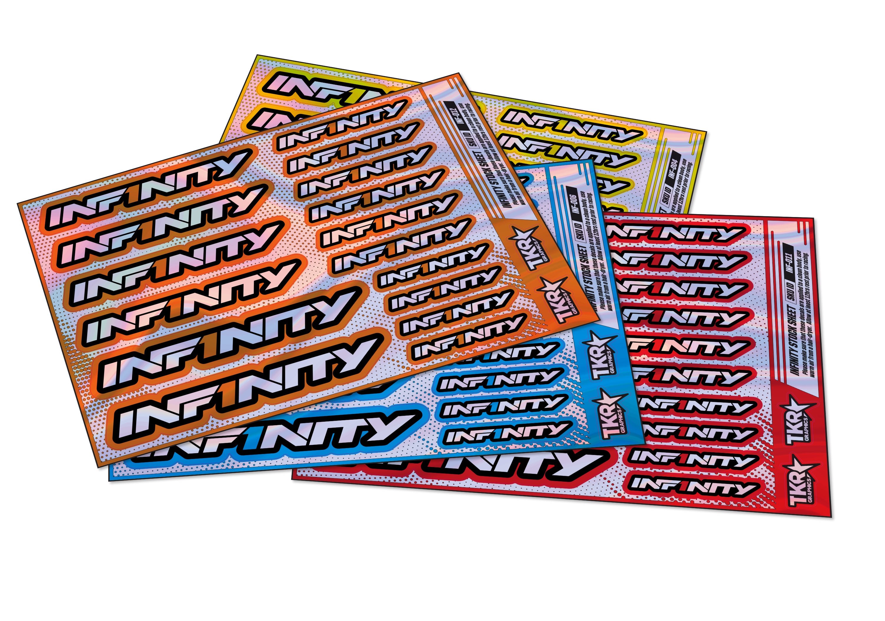 HOLOGRAPHIC INFINITY A5 STOCK SHEET