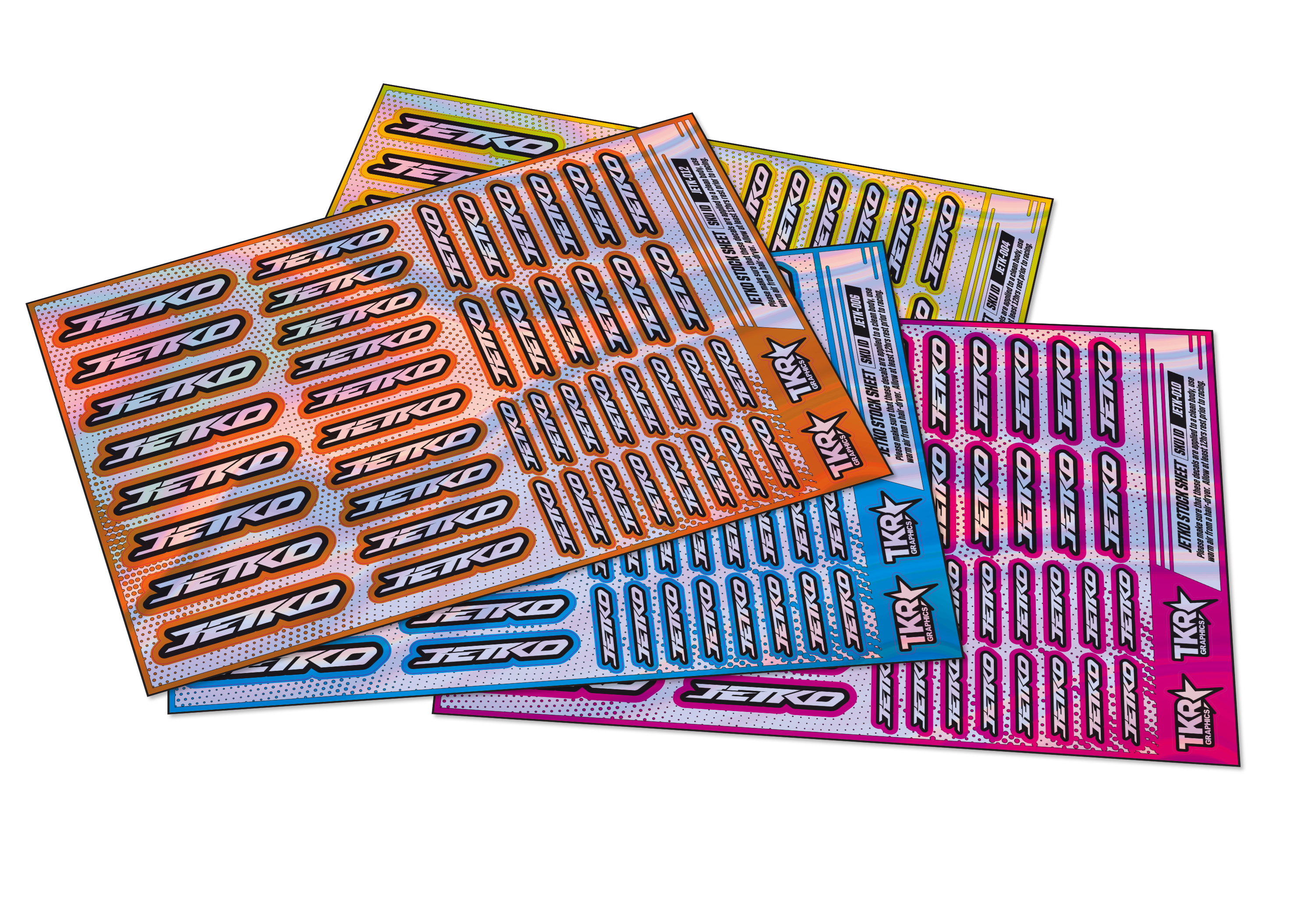 HOLOGRAPHIC JETKO A5 STOCK SHEET